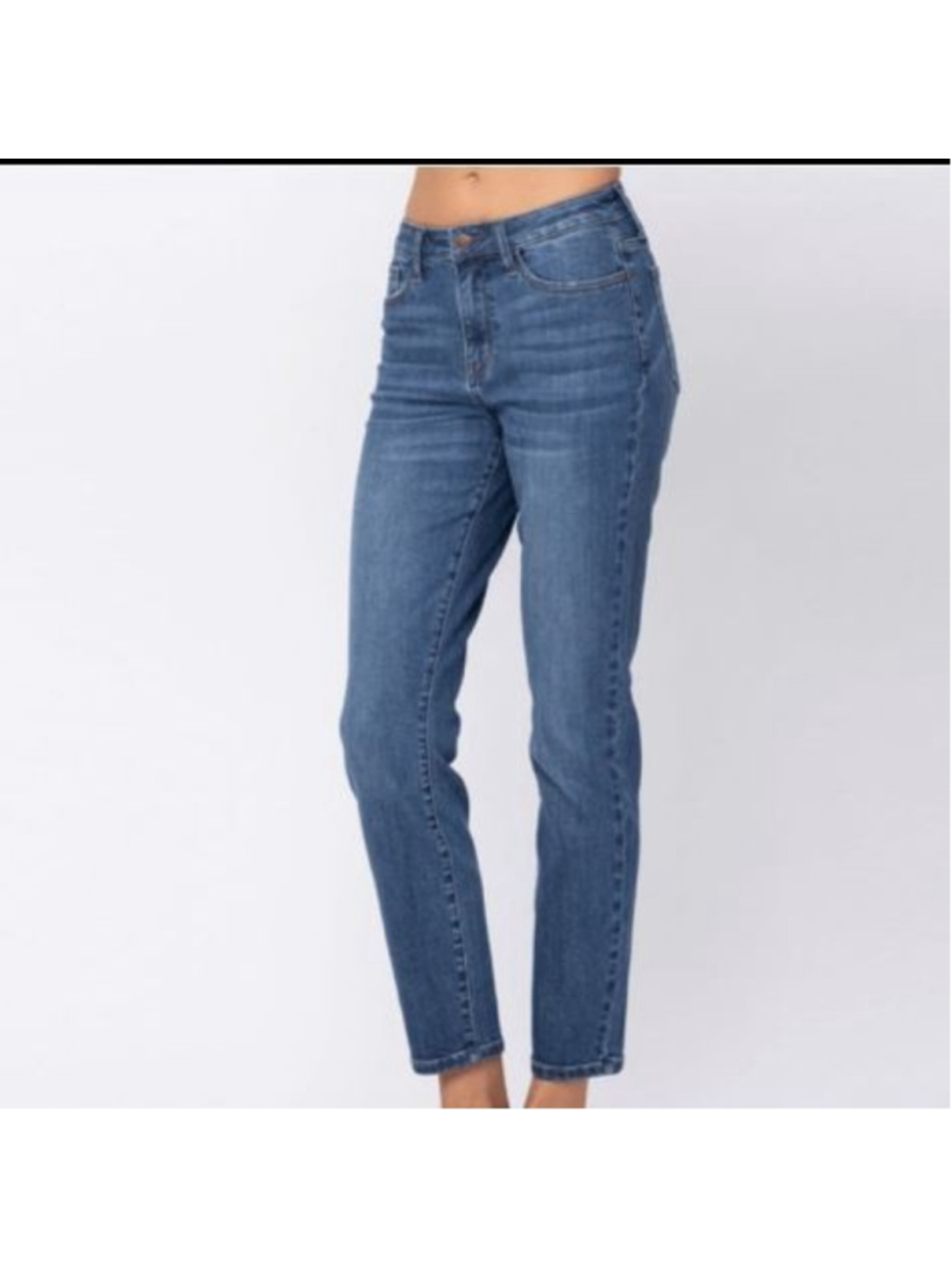 Judy Blue High Waisted Boyfriend Fit Blue Jeans Size 28